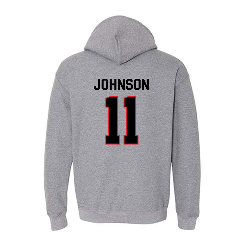 Davidson - NCAA Football : Tre Johnson - Classic Fashion Shersey Hooded Sweatshirt-1