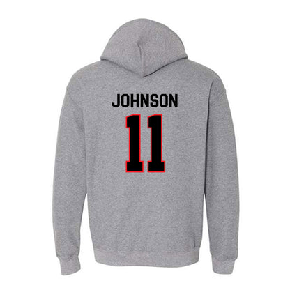 Davidson - NCAA Football : Tre Johnson - Classic Fashion Shersey Hooded Sweatshirt-1