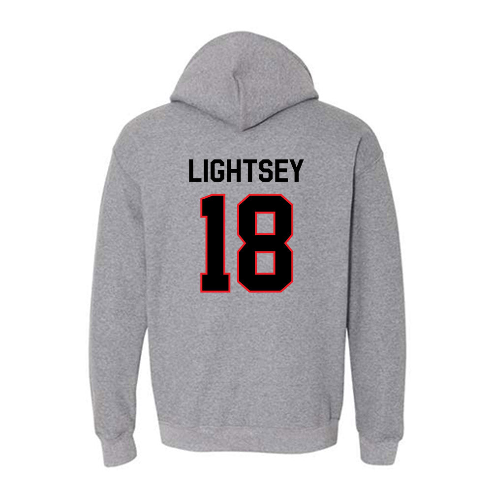 Davidson - NCAA Football : Jacary Lightsey - Classic Fashion Shersey Hooded Sweatshirt