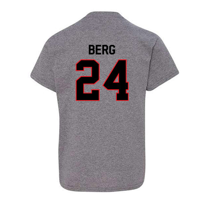 Davidson - NCAA Football : Brodey Berg - Classic Fashion Shersey Youth T-Shirt-1