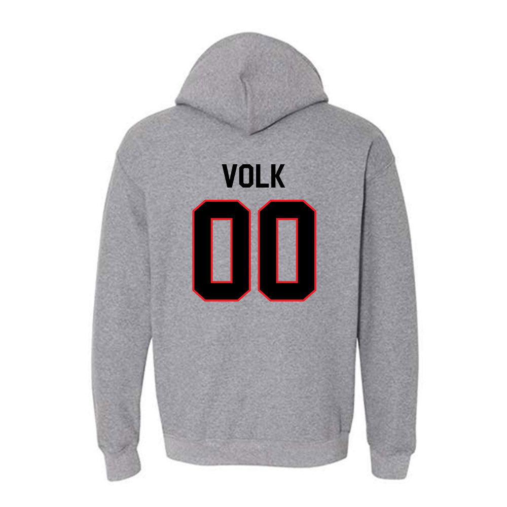 Davidson - NCAA Football : Will Volk - Classic Fashion Shersey Hooded Sweatshirt-1