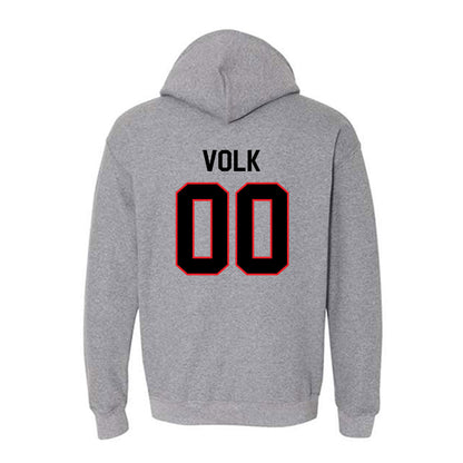 Davidson - NCAA Football : Will Volk - Classic Fashion Shersey Hooded Sweatshirt-1