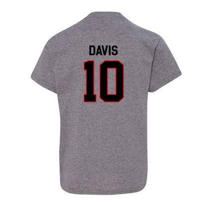 Davidson - NCAA Men's Basketball : Malik Davis - Classic Fashion Shersey Youth T-Shirt-1