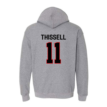 Davidson - NCAA Men's Soccer : Matthew Thissell - Classic Fashion Shersey Hooded Sweatshirt-1