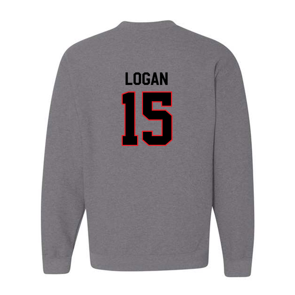 Davidson - NCAA Men's Basketball : Sean Logan - Classic Fashion Shersey Crewneck Sweatshirt-1