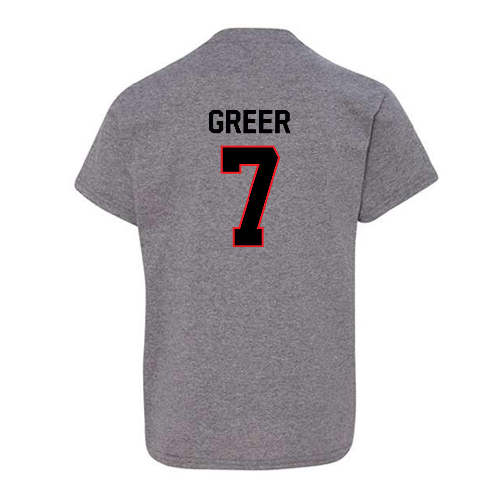 Davidson - NCAA Men's Basketball : RJ Greer - Classic Fashion Shersey Youth T-Shirt-1