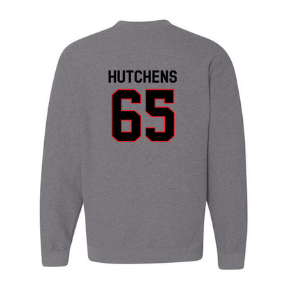 Davidson - NCAA Football : Russell Hutchens - Classic Fashion Shersey Crewneck Sweatshirt-1