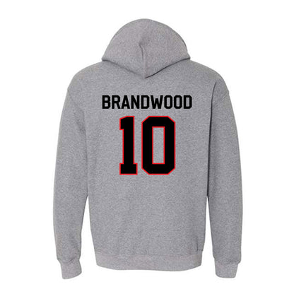 Davidson - NCAA Football : Gavin Brandwood - Classic Fashion Shersey Hooded Sweatshirt-1