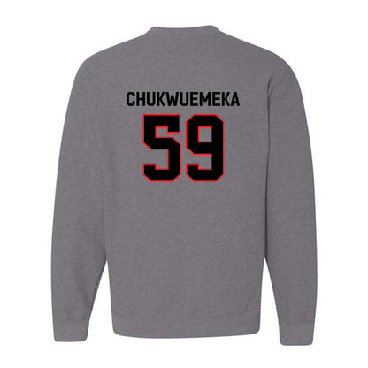 Davidson - NCAA Football : Danzel Chukwuemeka - Classic Fashion Shersey Crewneck Sweatshirt-1
