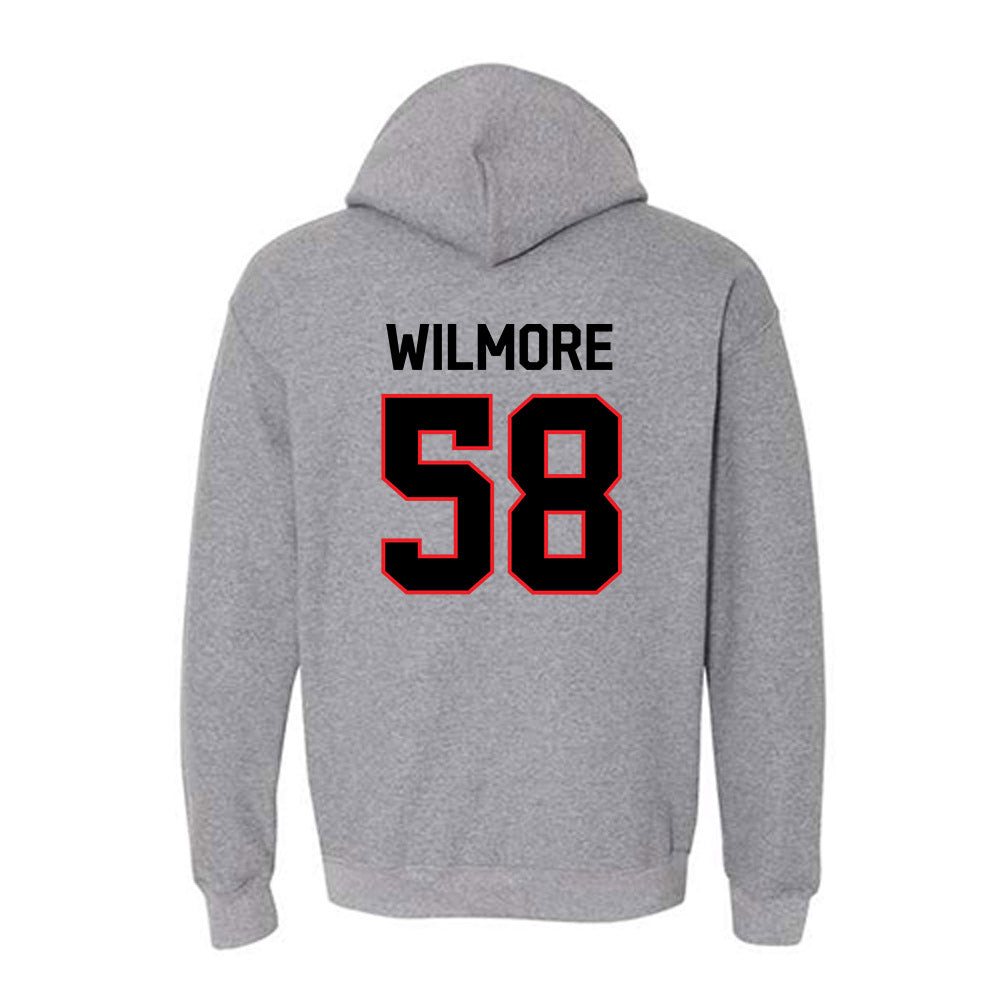 Davidson - NCAA Football : Lincoln Wilmore - Classic Fashion Shersey Hooded Sweatshirt-1
