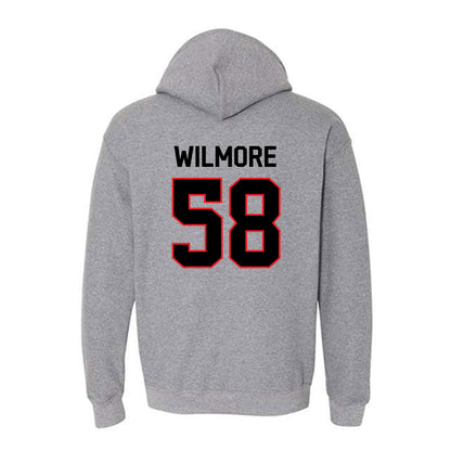 Davidson - NCAA Football : Lincoln Wilmore - Classic Fashion Shersey Hooded Sweatshirt-1