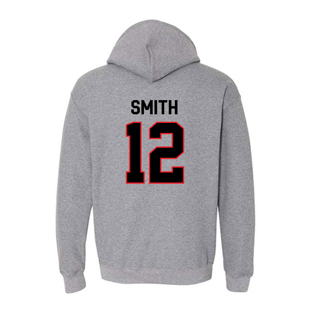 Davidson - NCAA Women's Basketball : Ezra Smith - Classic Fashion Shersey Hooded Sweatshirt-1