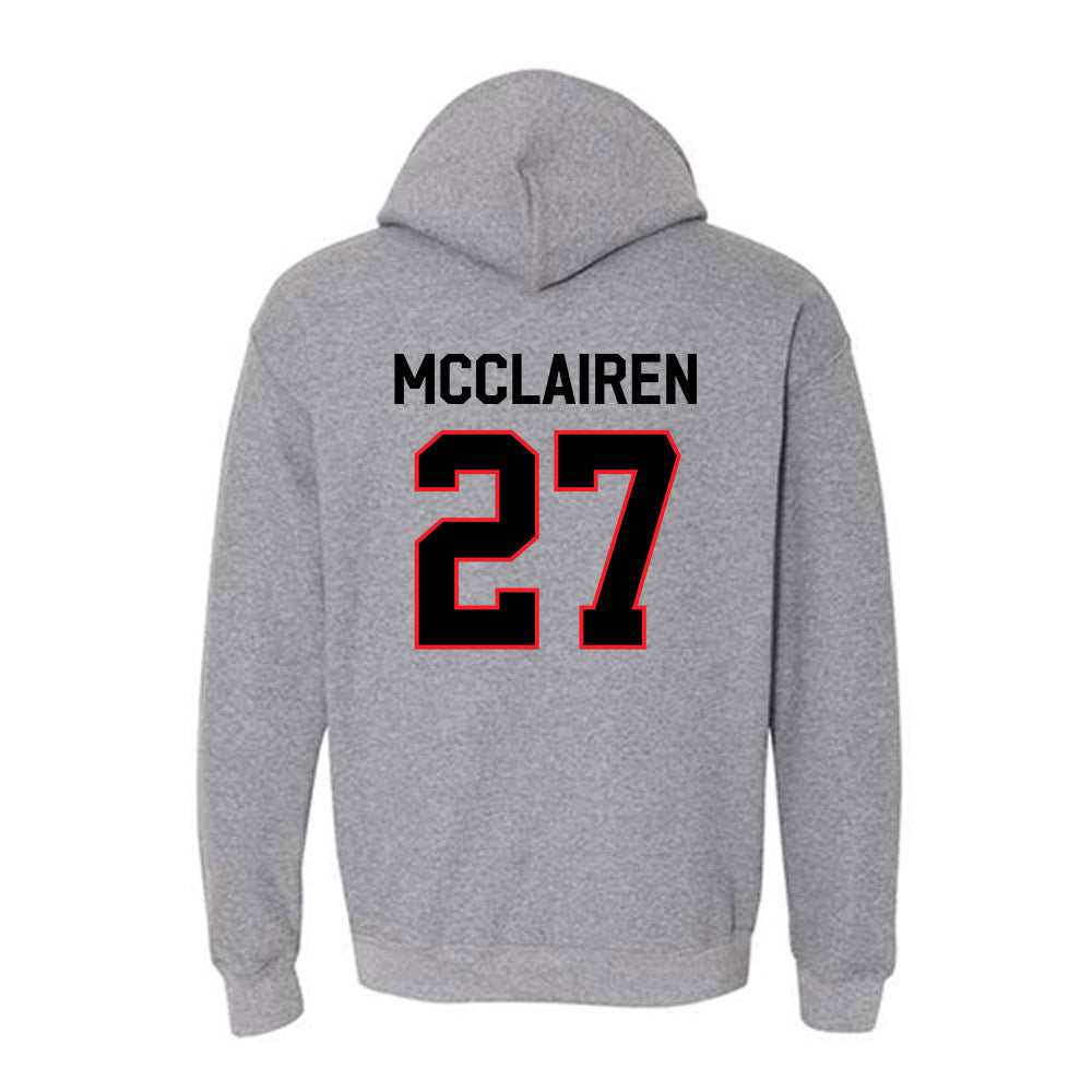Davidson - NCAA Football : Revis McClairen - Classic Fashion Shersey Hooded Sweatshirt-1
