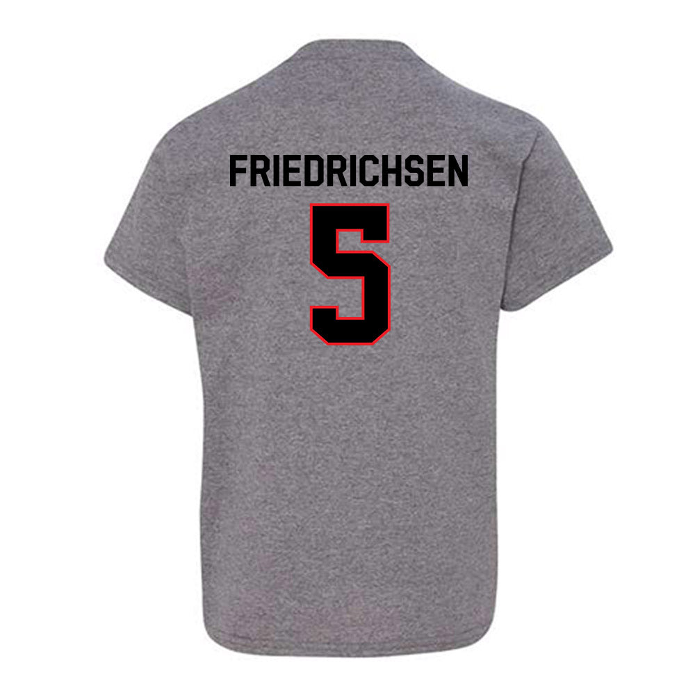 Davidson - NCAA Men's Basketball : Parker Friedrichsen - Classic Fashion Shersey Youth T-Shirt-1