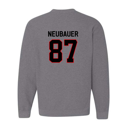 Davidson - NCAA Football : Cal Neubauer - Classic Fashion Shersey Crewneck Sweatshirt-1