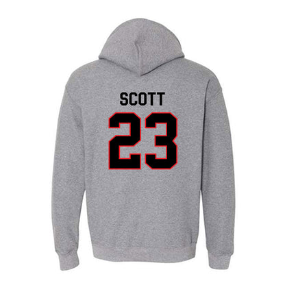 Davidson - NCAA Football : Nakoma Scott - Classic Fashion Shersey Hooded Sweatshirt-1