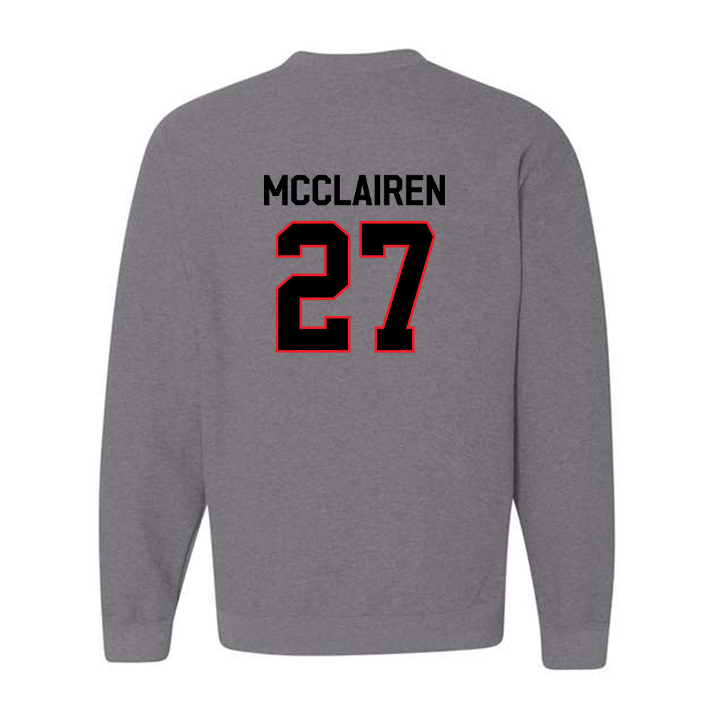 Davidson - NCAA Football : Revis McClairen - Classic Fashion Shersey Crewneck Sweatshirt-1