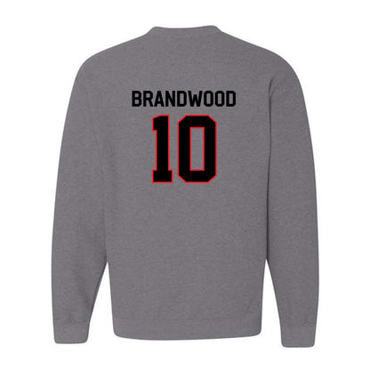 Davidson - NCAA Football : Gavin Brandwood - Classic Fashion Shersey Crewneck Sweatshirt-1