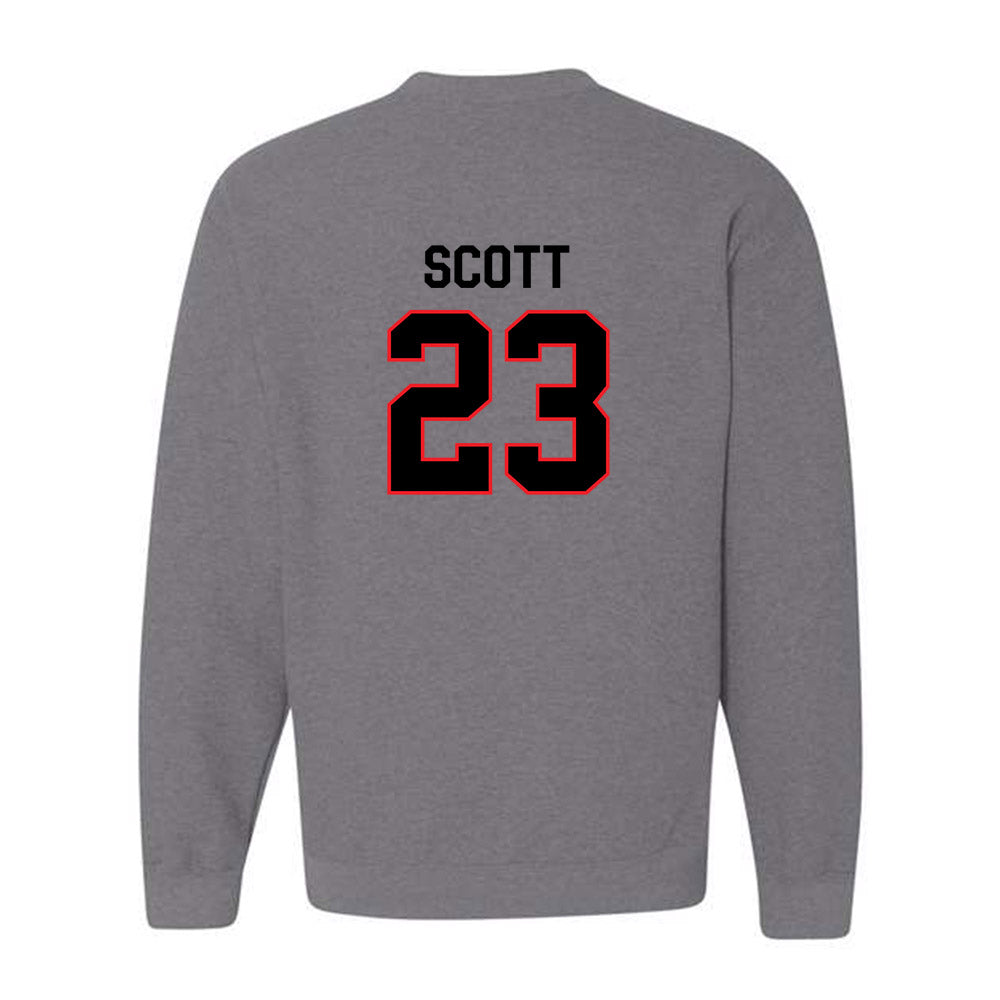 Davidson - NCAA Football : Nakoma Scott - Classic Fashion Shersey Crewneck Sweatshirt-1