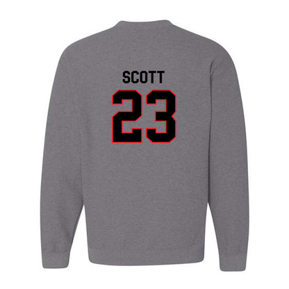 Davidson - NCAA Football : Nakoma Scott - Classic Fashion Shersey Crewneck Sweatshirt-1