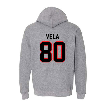 Davidson - NCAA Football : Xavier Vela - Classic Fashion Shersey Hooded Sweatshirt-1