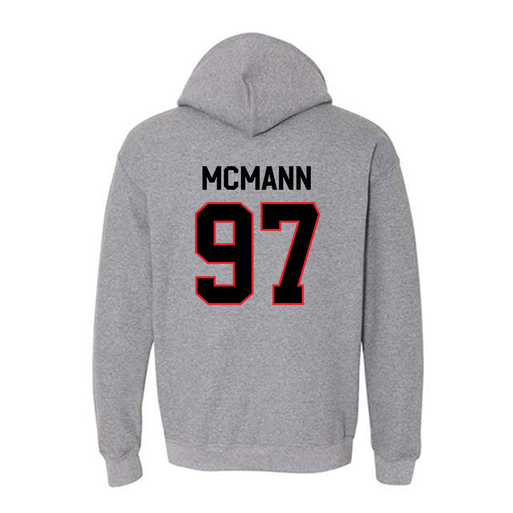 Davidson - NCAA Football : Liam McMann - Classic Fashion Shersey Hooded Sweatshirt-1