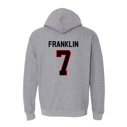 Davidson - NCAA Football : Jim Franklin - Classic Fashion Shersey Hooded Sweatshirt-1
