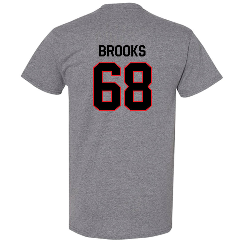 Davidson - NCAA Football : David Brooks - Classic Fashion Shersey T-Shirt-1