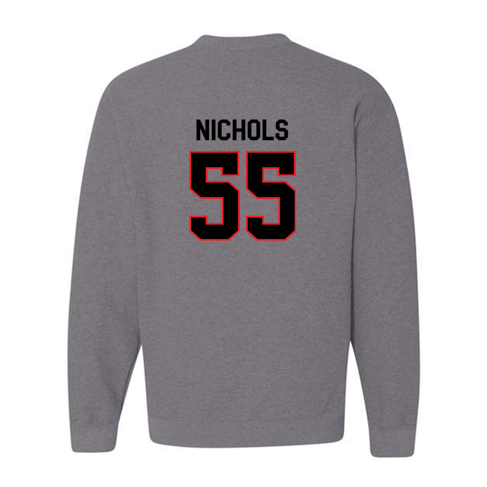 Davidson - NCAA Football : Parker Nichols - Classic Fashion Shersey Crewneck Sweatshirt-1