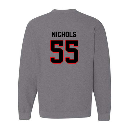 Davidson - NCAA Football : Parker Nichols - Classic Fashion Shersey Crewneck Sweatshirt-1