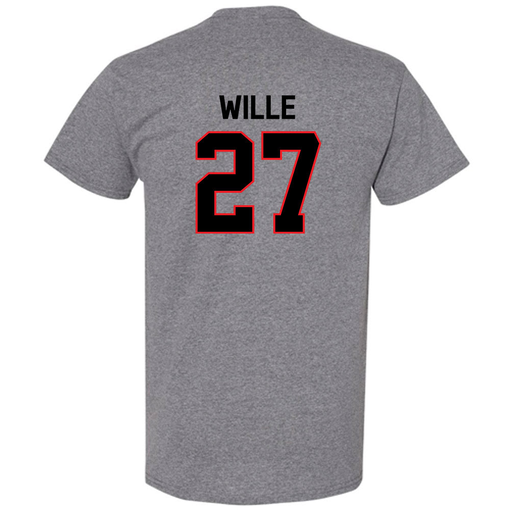 Davidson - NCAA Baseball : Tyler Wille - Classic Fashion Shersey T-Shirt-1