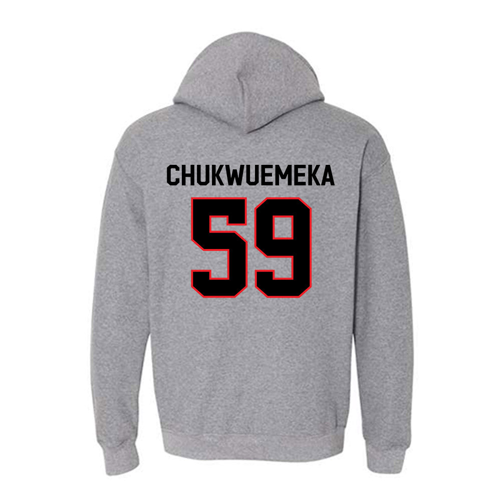 Davidson - NCAA Football : Danzel Chukwuemeka - Classic Fashion Shersey Hooded Sweatshirt-1