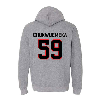 Davidson - NCAA Football : Danzel Chukwuemeka - Classic Fashion Shersey Hooded Sweatshirt-1