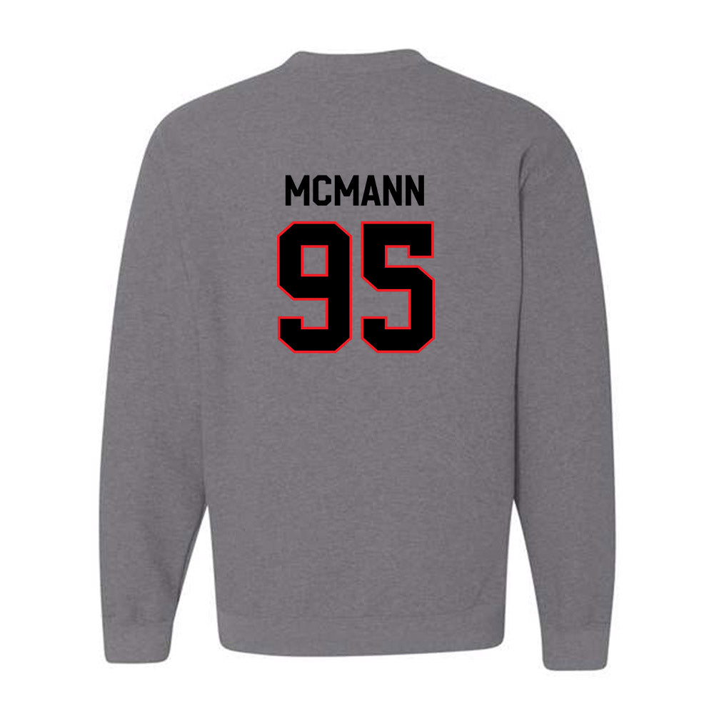 Davidson - NCAA Football : Liam McMann - Classic Fashion Shersey Crewneck Sweatshirt-1