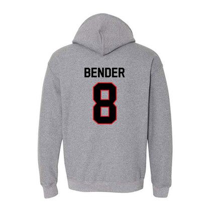 Davidson - NCAA Football : Hayden Bender - Classic Fashion Shersey Hooded Sweatshirt-1