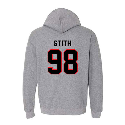 Davidson - NCAA Football : Jeramy Stith - Classic Fashion Shersey Hooded Sweatshirt-1