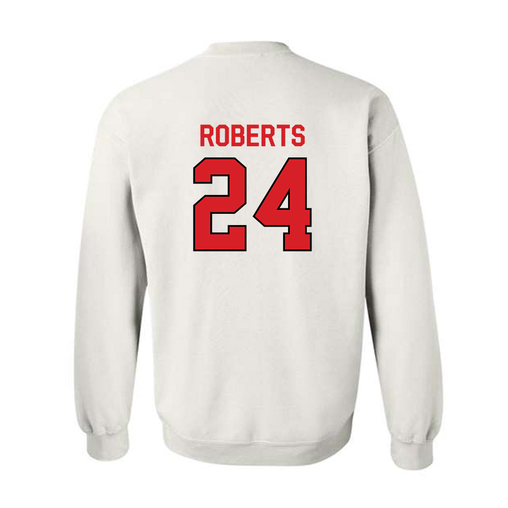 Davidson - NCAA Men's Basketball : JaQualon Roberts - Classic Fashion Shersey Crewneck Sweatshirt-1