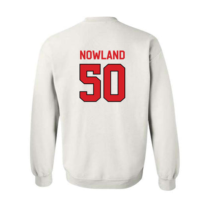 Davidson - NCAA Men's Basketball : John Nowland - Classic Fashion Shersey Crewneck Sweatshirt-1