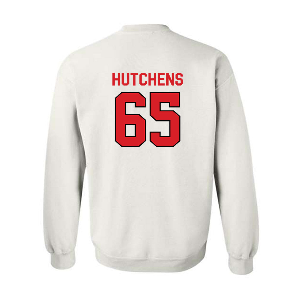 Davidson - NCAA Football : Russell Hutchens - Classic Fashion Shersey Crewneck Sweatshirt-1