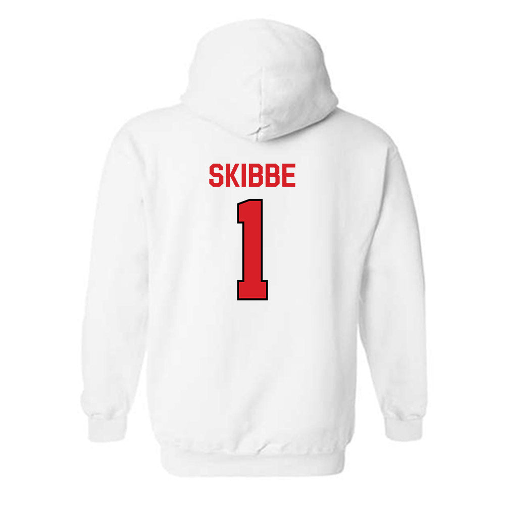 Davidson - NCAA Women's Lacrosse : Jenna Skibbe - Classic Fashion Shersey Hooded Sweatshirt-1