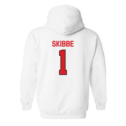 Davidson - NCAA Women's Lacrosse : Jenna Skibbe - Classic Fashion Shersey Hooded Sweatshirt-1