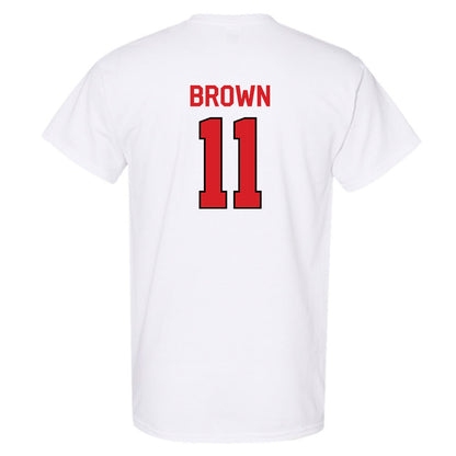 Davidson - NCAA Men's Basketball : Sam Brown - Classic Fashion Shersey T-Shirt-1
