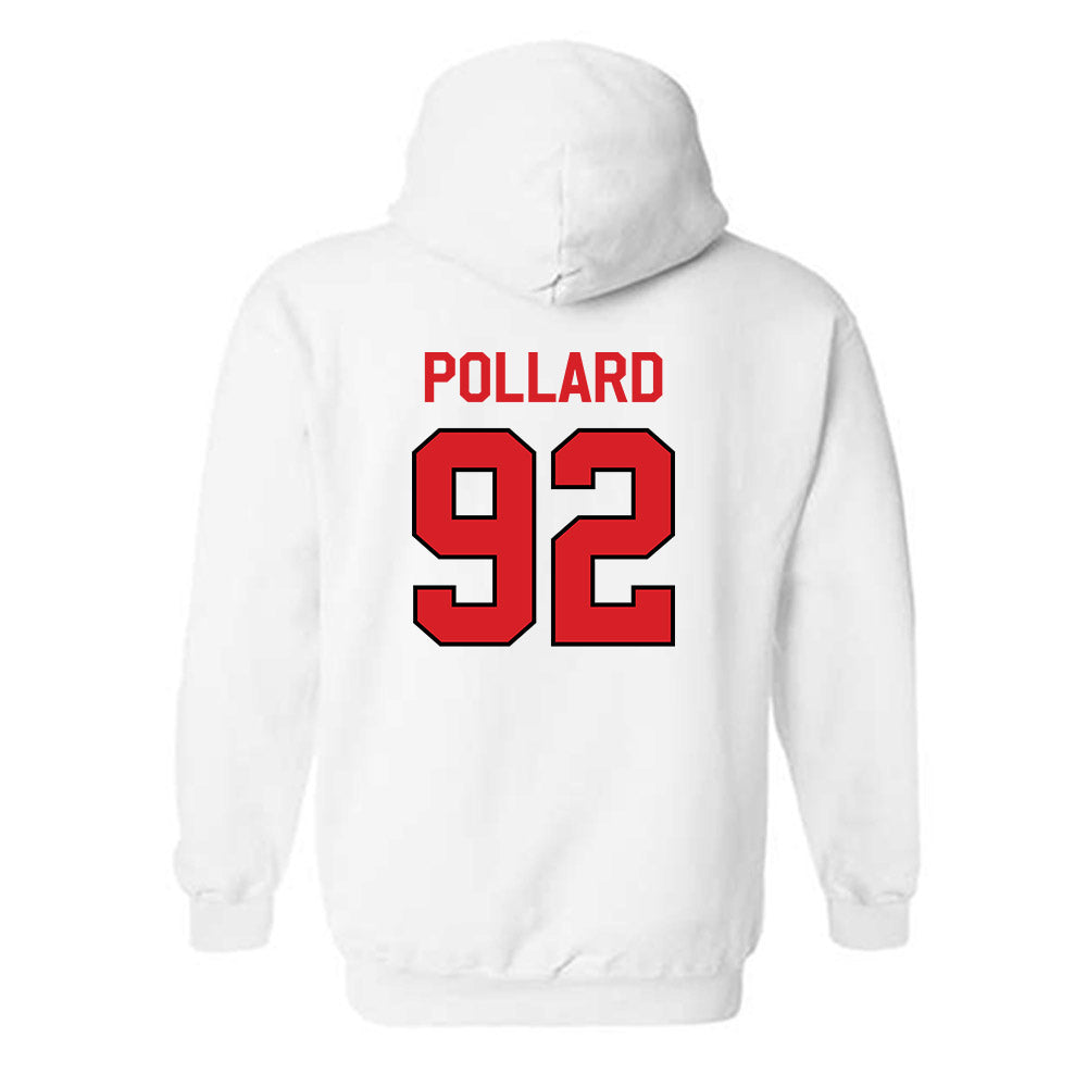 Davidson - NCAA Football : Zavier Pollard - Classic Fashion Shersey Hooded Sweatshirt-1