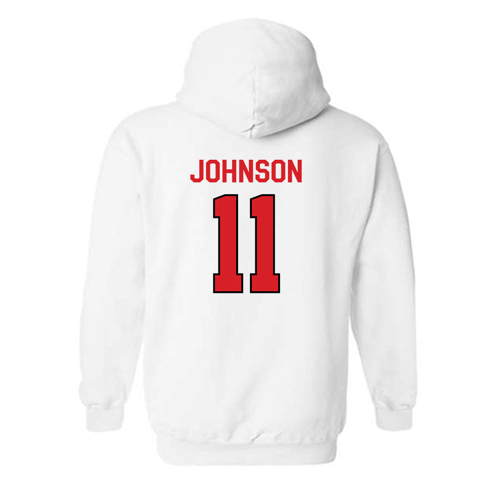 Davidson - NCAA Football : Tre Johnson - Classic Fashion Shersey Hooded Sweatshirt-1