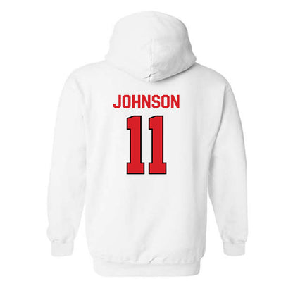 Davidson - NCAA Football : Tre Johnson - Classic Fashion Shersey Hooded Sweatshirt-1