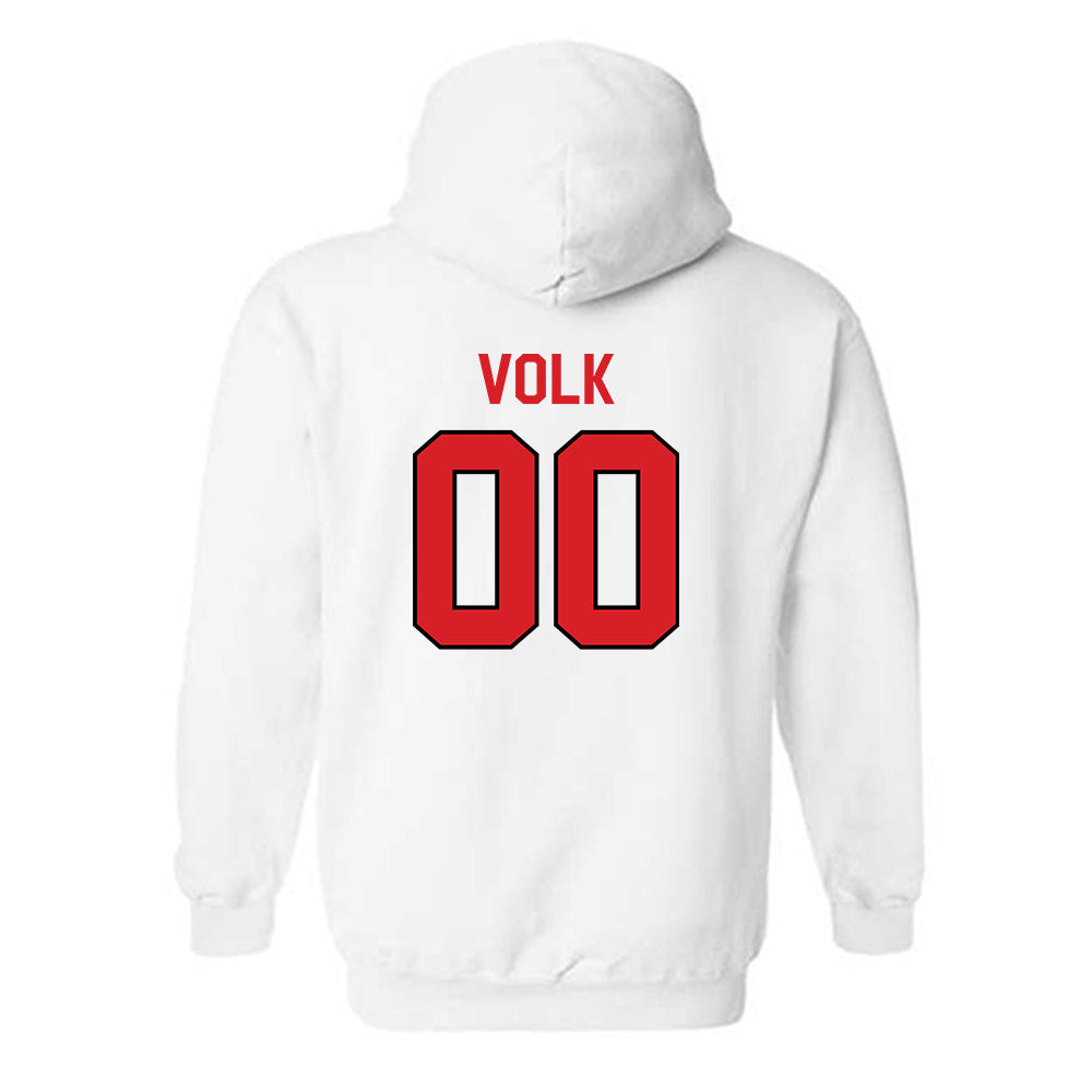 Davidson - NCAA Football : Will Volk - Classic Fashion Shersey Hooded Sweatshirt-1