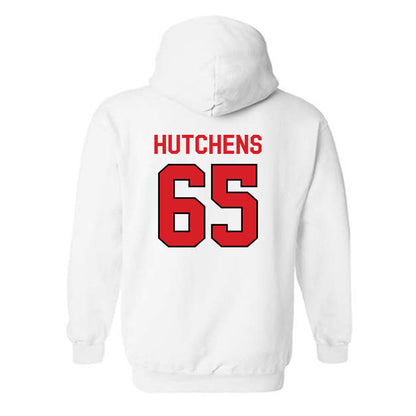 Davidson - NCAA Football : Russell Hutchens - Classic Fashion Shersey Hooded Sweatshirt-1