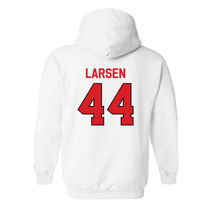 Davidson - NCAA Women's Field Hockey : Eleanor Larsen - Classic Fashion Shersey Hooded Sweatshirt-1