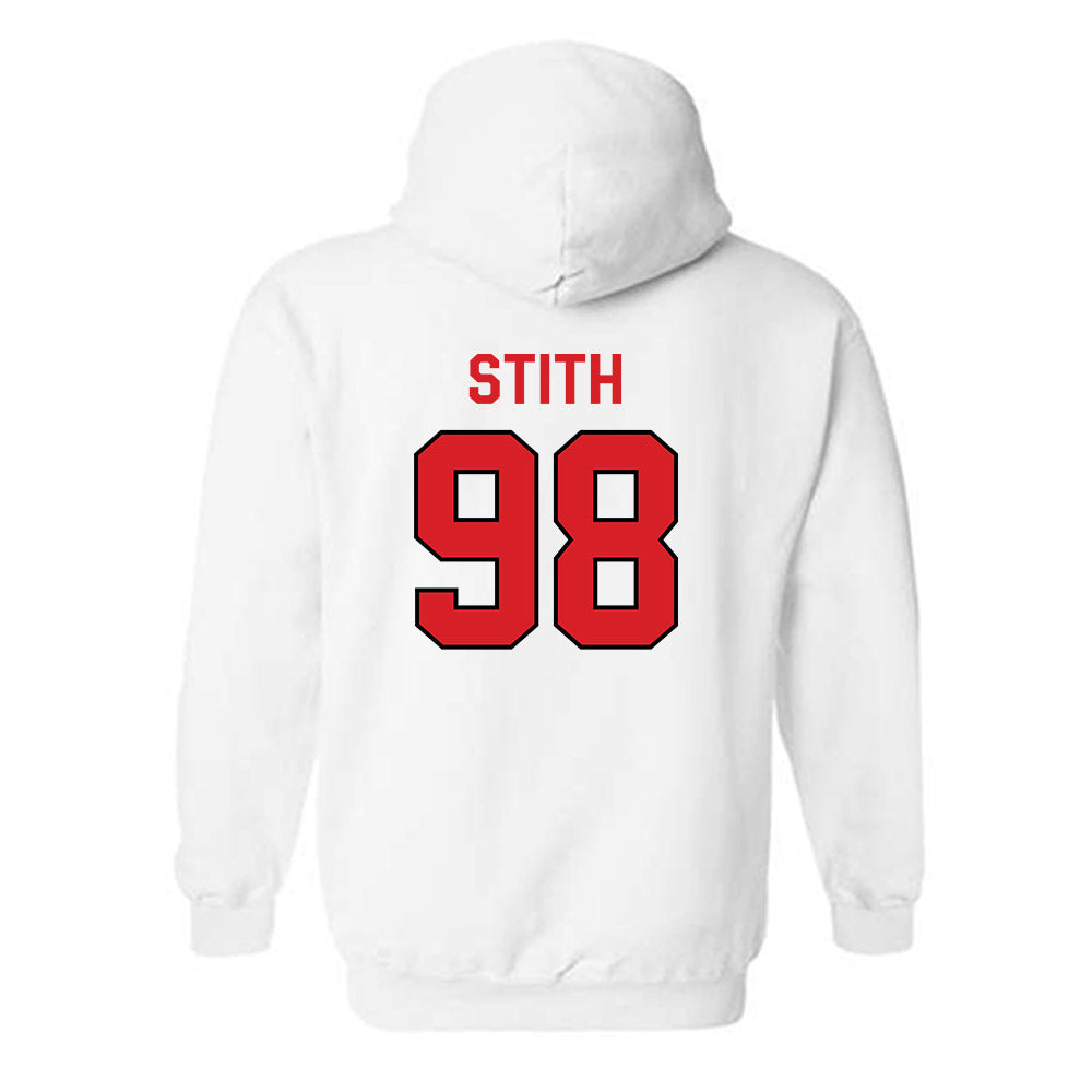 Davidson - NCAA Football : Jeramy Stith - Classic Fashion Shersey Hooded Sweatshirt-1