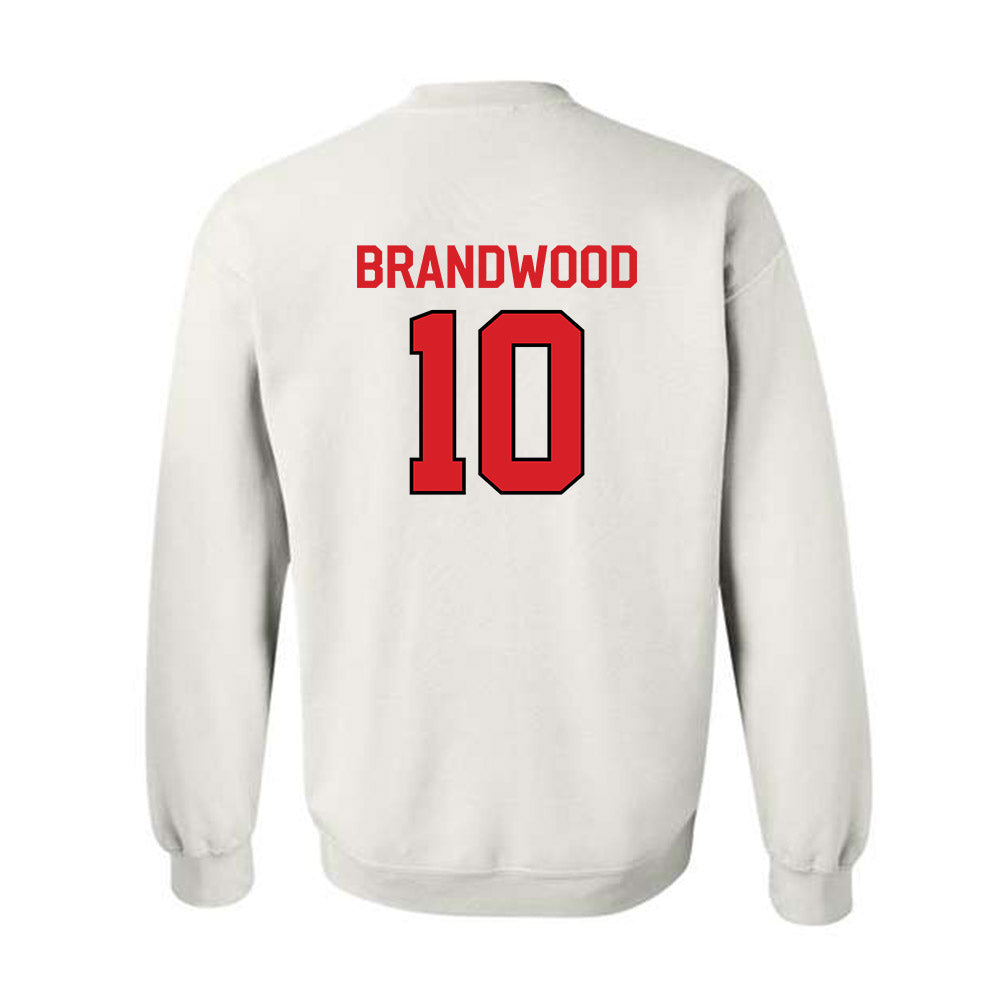 Davidson - NCAA Football : Gavin Brandwood - Classic Fashion Shersey Crewneck Sweatshirt-1